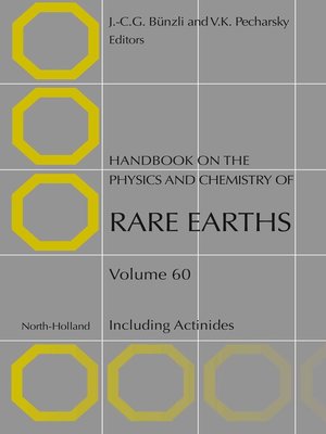 cover image of Handbook on the Physics and Chemistry of Rare Earths